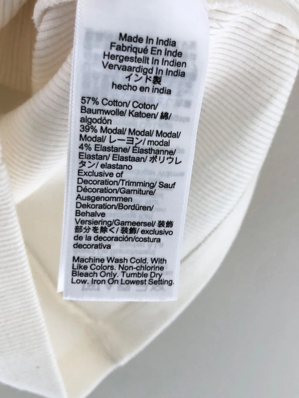 NWT J.Crew Perfect Rib V-neck Tank Top with hand-stitched trim